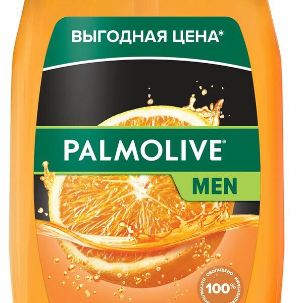 Гель-шампунь мужской Palmolive Men цитрусовый заряд 750 мл
