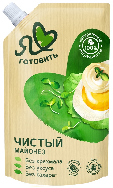 

Майонез Я люблю готовить Чистый 67% 350 мл