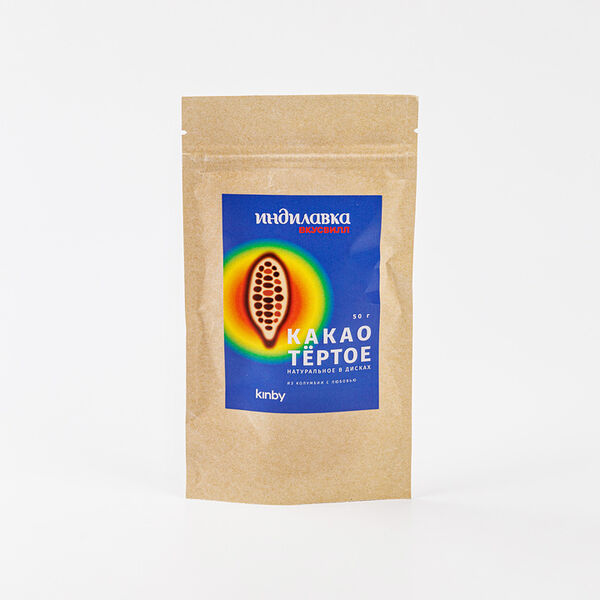 Какао тёртое натуральное в дисках 50г