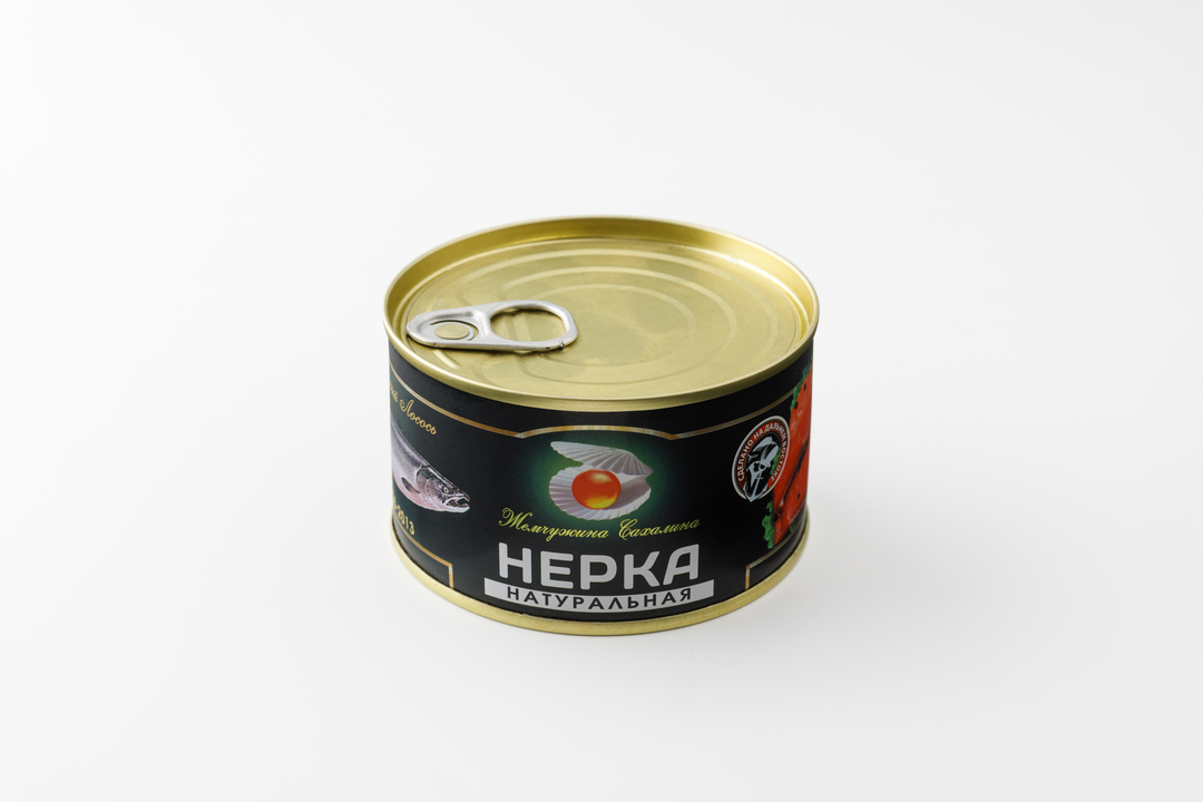 

Нерка куски натуральная Жемчужина Сахалина 227 г