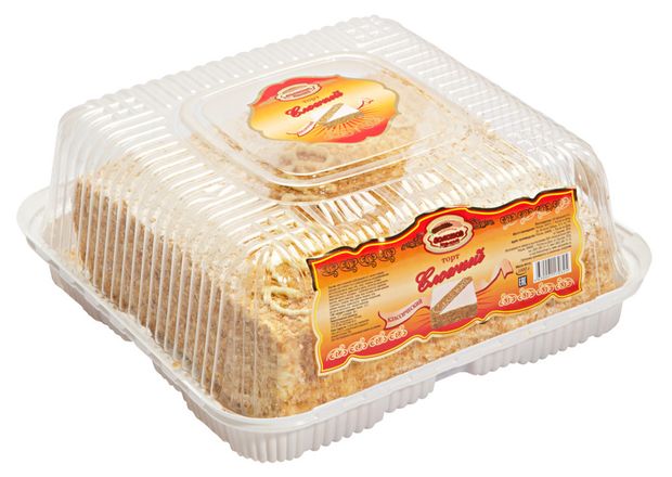 

Торт Золотой колос Слоеный 850 г