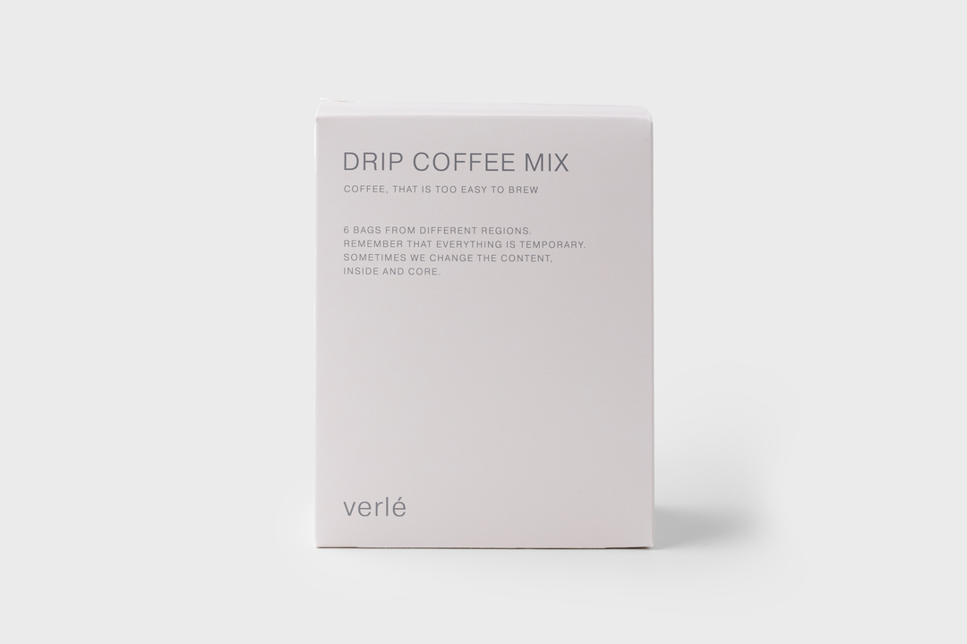 

Дрип-кофе Verle Drip Coffee Mix молотый,6 шт, 66 г