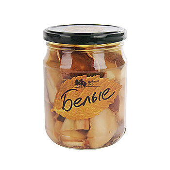 Грибы белые маринованные Кедровый бор резаные