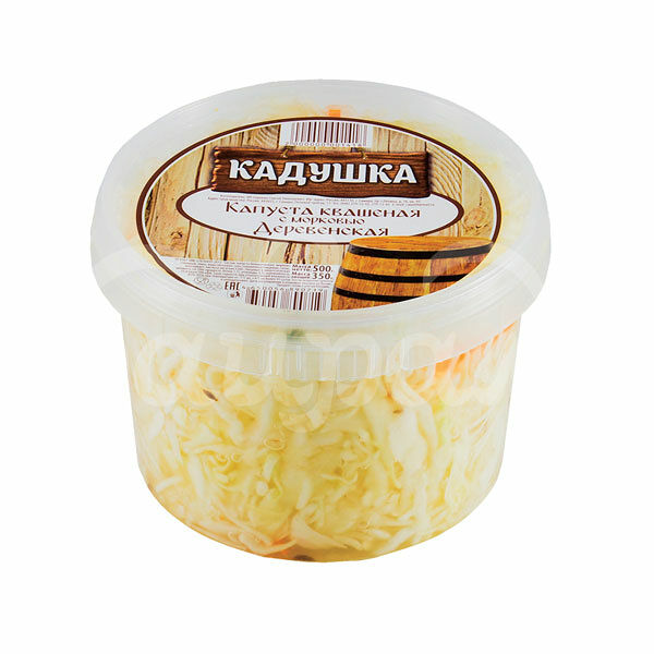 Салат Северная Земля Кадушка 500гр Деревенская Капус кваш с Морк ведро