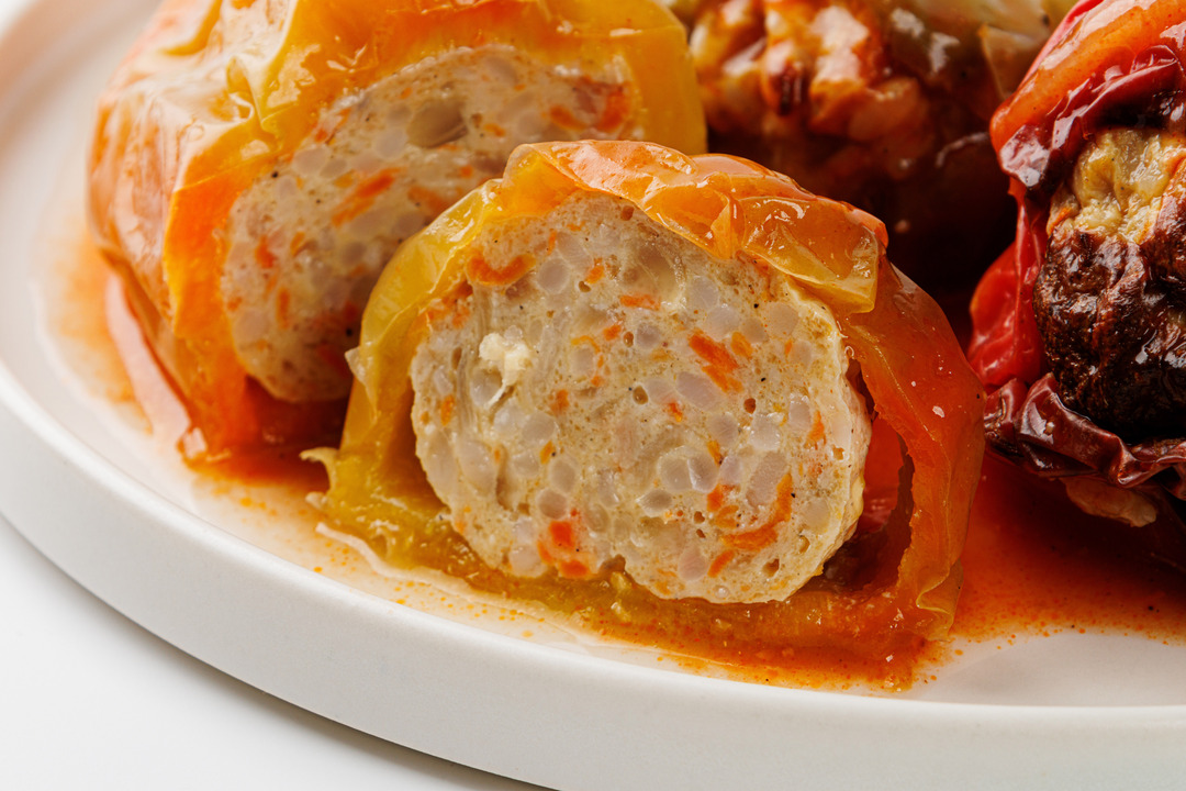 

Перец фаршированный с мясом курицы, 900 г