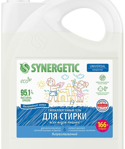 Гель для стирки Synergetic Universal Бескрайний океан 5л