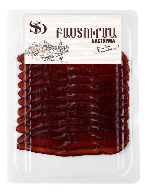 

Бастурма мраморная из свинины ТМ Сытный Дом