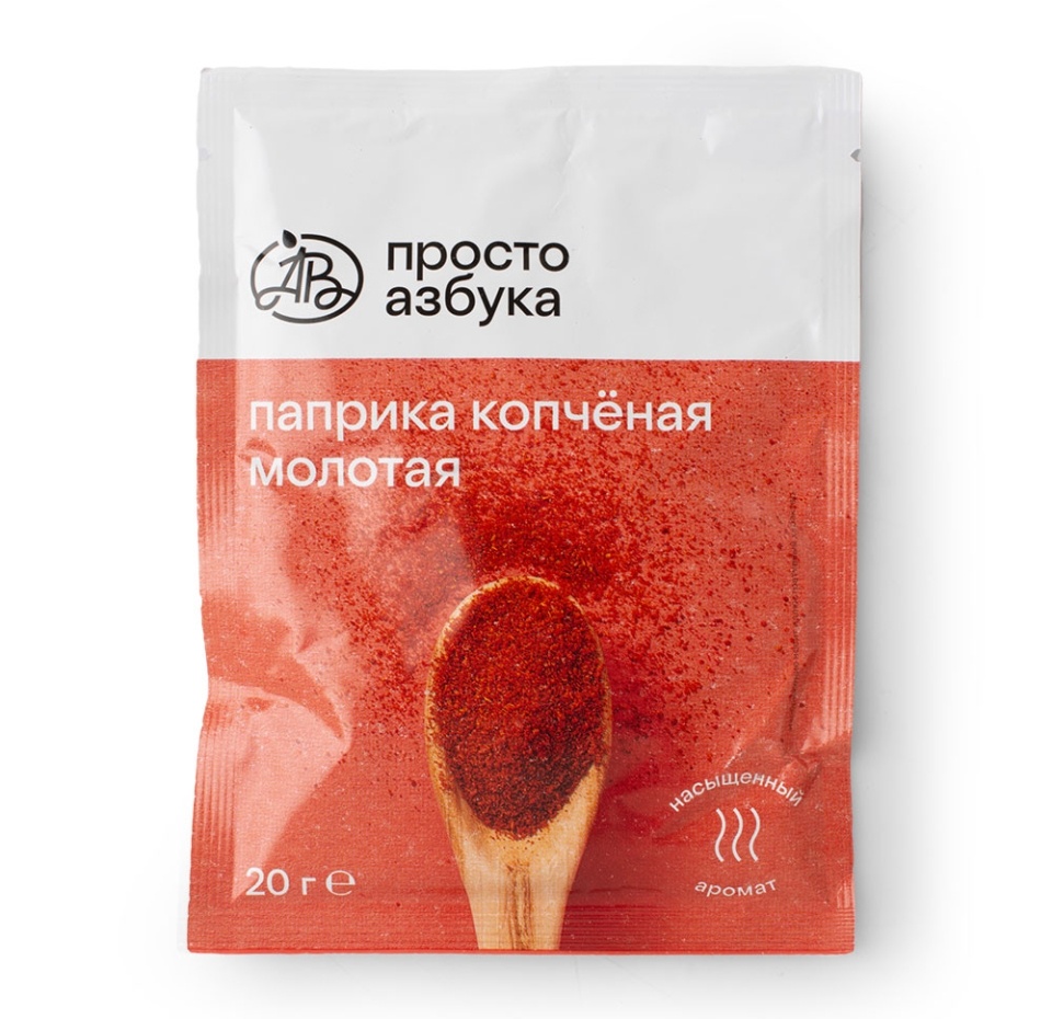 

Приправа Просто Азбука Паприка копчёная молотая 20 г
