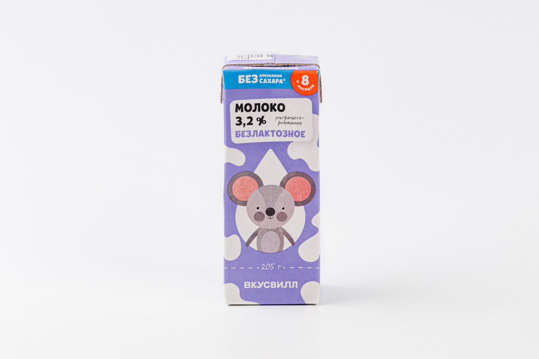 

Молоко детское безлактозное 3,2% 210 мл