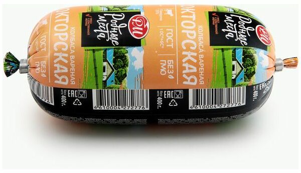 Колбаса вареная Родные места Докторская 400 г