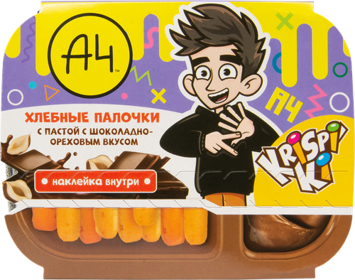 

Хлебные палочки Конфитрейд Paw Patrol с Шоколадно-ореховым вкусом 35 г