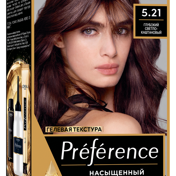Краска L’Oreal Preference 5.21 Нотр-Дам Глубокий светло-каштановый 174 мл