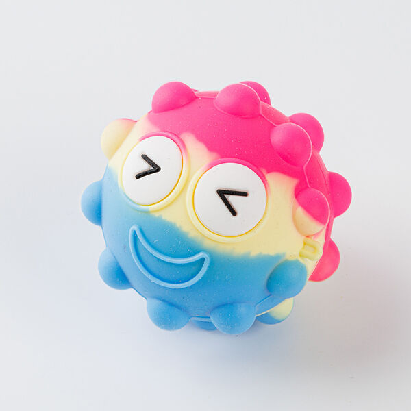 Игрушка-жмялка поп-ит Смайлик, 7 см, цвет в ассортименте, 1 шт