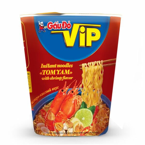 Лапша - том ям со вкусом креветки ТМ GauDo (ГауДу)
