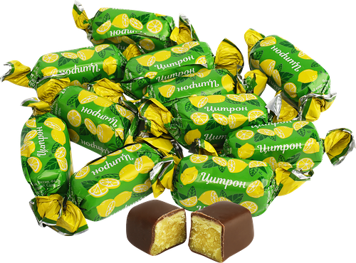 Конфеты Цитрон Глазированные с помадным корпусом весовые