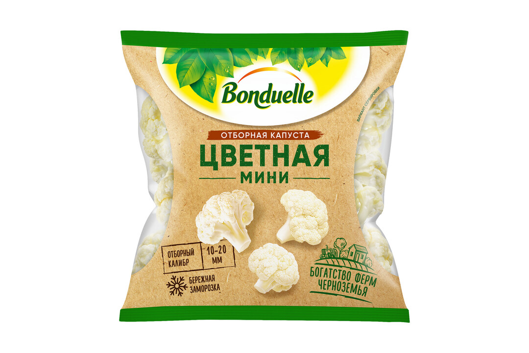 

Цветная капуста Бондюэль мини фермерская замороженная 300 г