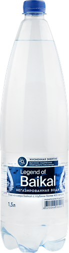 Вода Legend of Baikal негазированная 1.5 л