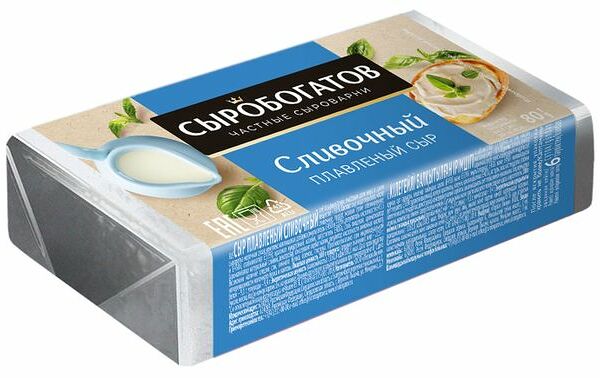 Сыр плавленый Сыробогатов Сливочный 50%