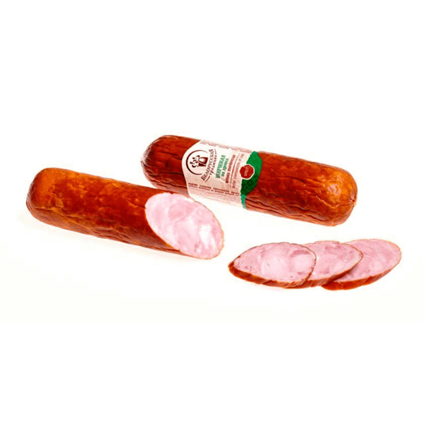 Колбаса Белорусская Традиция полукопченая на дровах вес до 400г