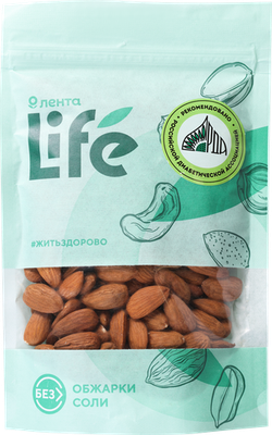 Миндаль Лента Лайф (Лента Life) натуральный 200 г