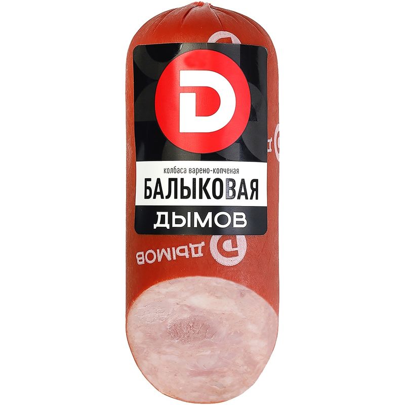 

Колбаса Дымов Балыковая варено-копченая 330г