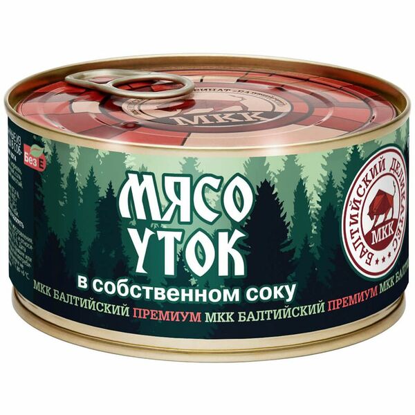 Консервы МКК Балтийский из мяса уток кусковые 325 г