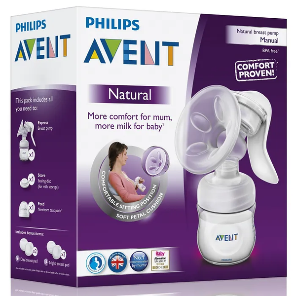 Молокоотсос ручной Philips Avent Natural арт. SCF330/20 125 мл 