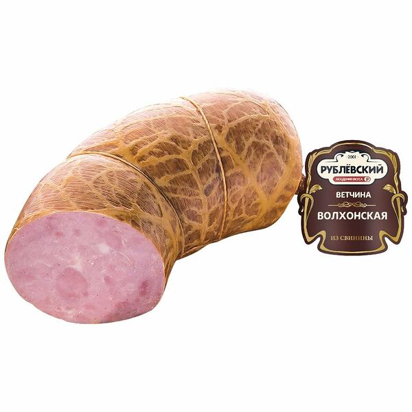 Ветчина варёная Рублевский Волхонская из свинины высший сорт