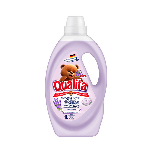 Кондиционер для белья LAVENDER флакон 1000мл QUALITA