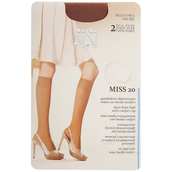 Гольфы Sisi Miss 20 den Miele 2 пары  