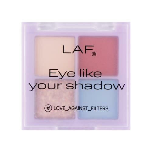 Палетка теней для век Laf 4 цвета тон 02 24 г