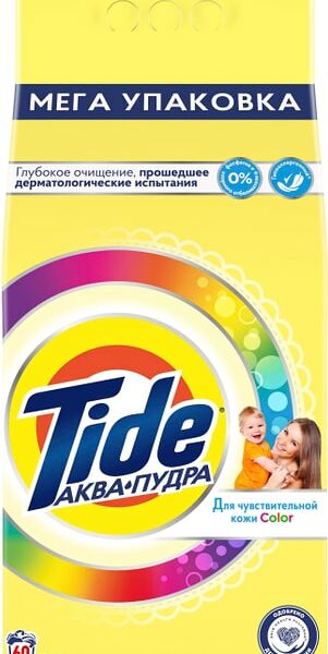 Стиральный порошок Tide Color Детский автомат 60 стирок 9кг