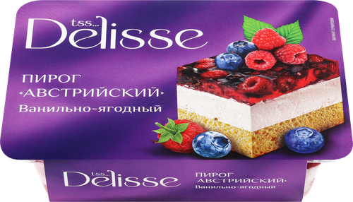 

Пирог Delisse Австрийский ванильно-ягодный 250 г