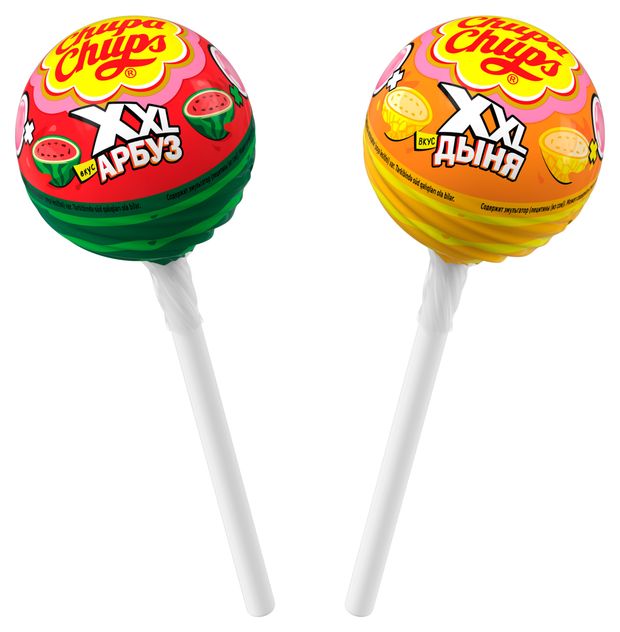 

Леденцы Chupa Chups xxl Арбуз-дыня 1 шт., вкус в ассортименте 29 г