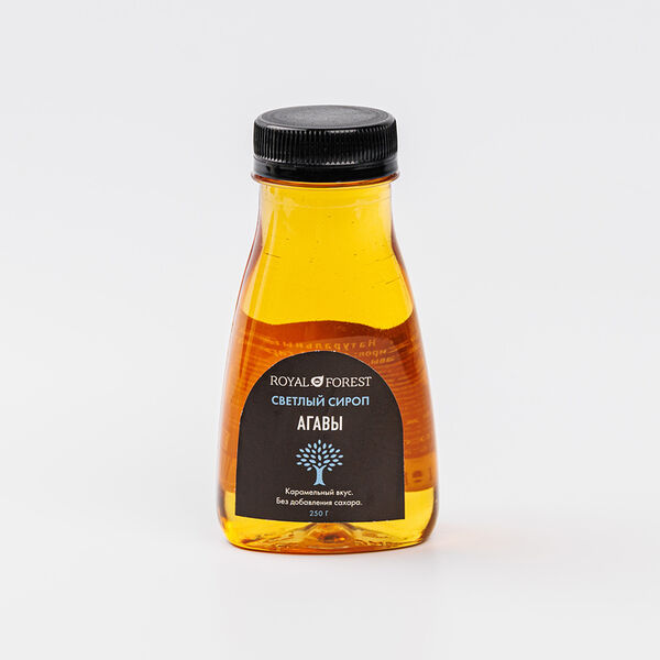 Светлый сироп агавы Royal Forest 250 г