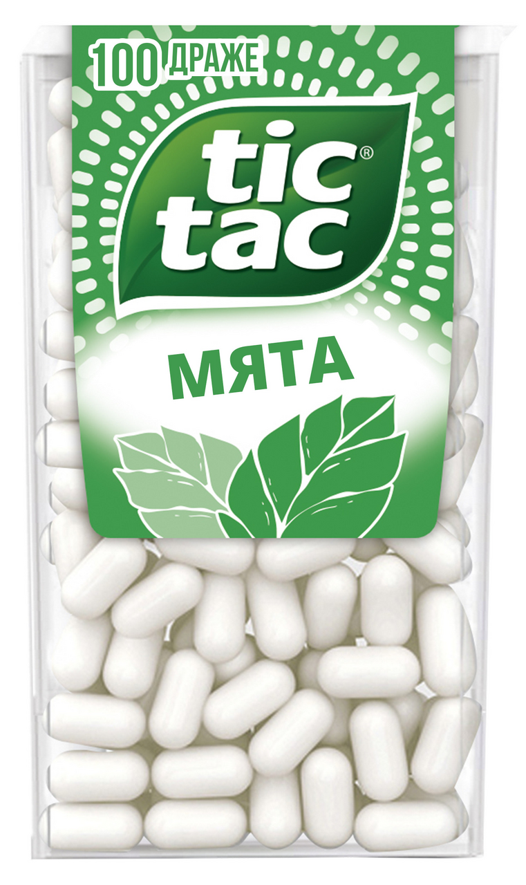 

Освежающие драже Tic Tac Мята 49 г