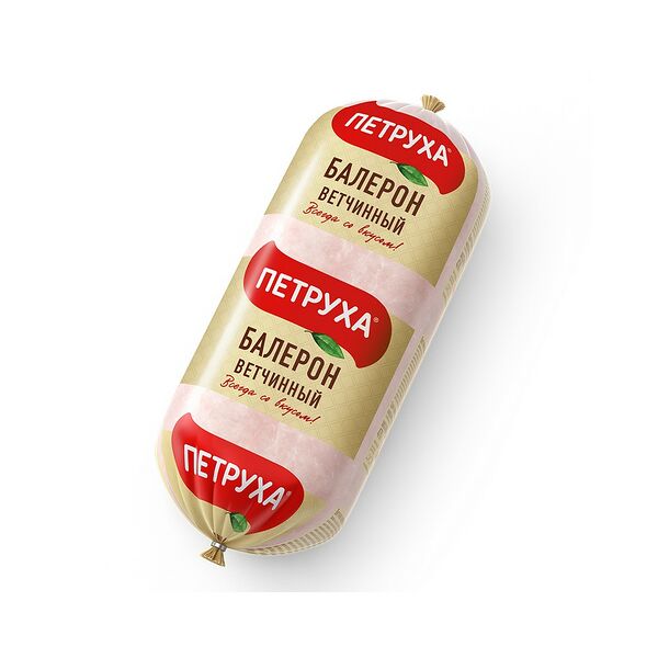 Колбаса Балерон Ветчинный в/с г/я Охл 0,47кг Белмит