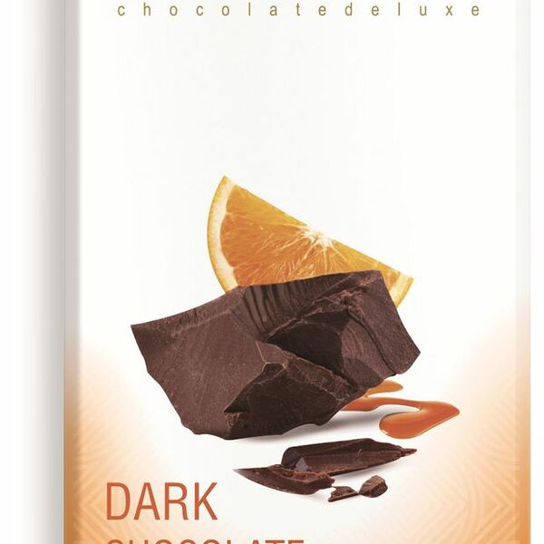 Шоколад Gallardo горький с начинкой со вкусом апельсина 80г