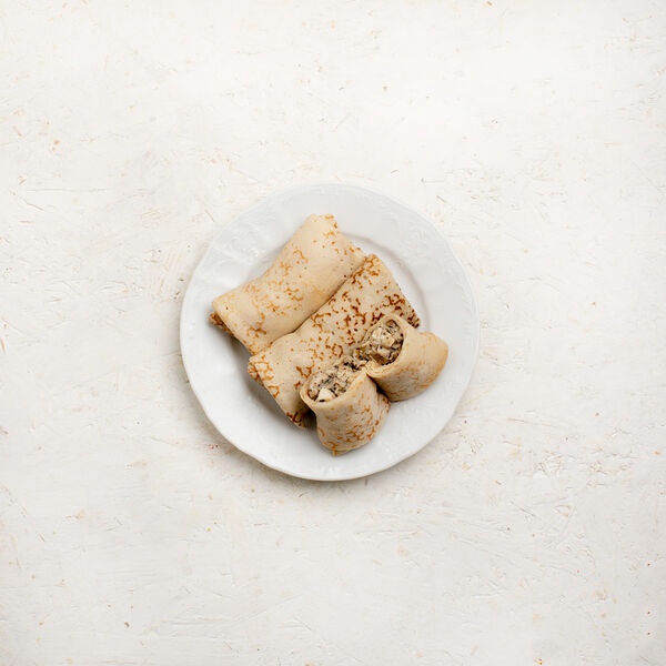 Блинчики с пряной курицей, 3 шт.