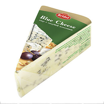 Сыр Blue Cheese Bridel, с голубой плесенью 51%, кусок