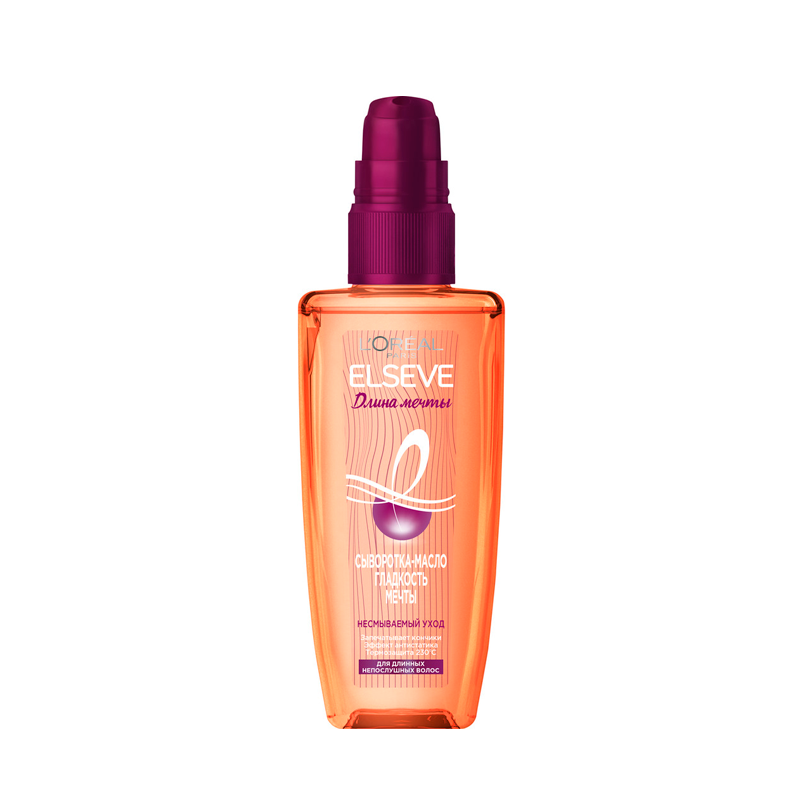 

Сыворотка L'Oréal Paris Гладкость Мечты, несмываемый уход, для длинных непослушных волос, 100 мл