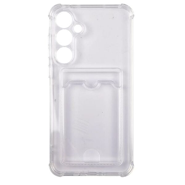 Чехол для Samsung Galaxy A35, Прозрачный силиконовый чехол с визитницей A-Case (CASE-V-SGA35)