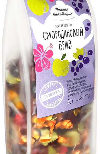 Напиток чайный ЧАЙНАЯ ПЛАНТАЦИЯ Выбор экспертов Смородиновый бриз, листовой
