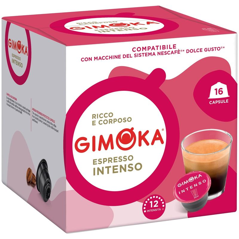 

Кофе в капсулах Gimoka Dolce Gusto Espresso Intenso 16 шт.
