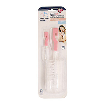 

Набор ёршиков Happy Baby project limited для бутылочек и сосок CLEAN X2 Китай