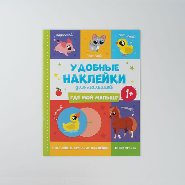 Книжка с наклейками 