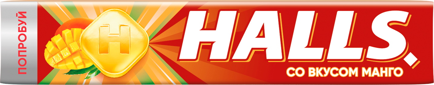 

Леденцы Halls Манго, 25 г