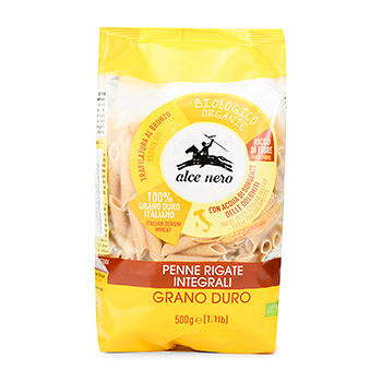 Макаронные изделия «Пенне из цельнозерновой пшеницы» БИО, Alce Nero