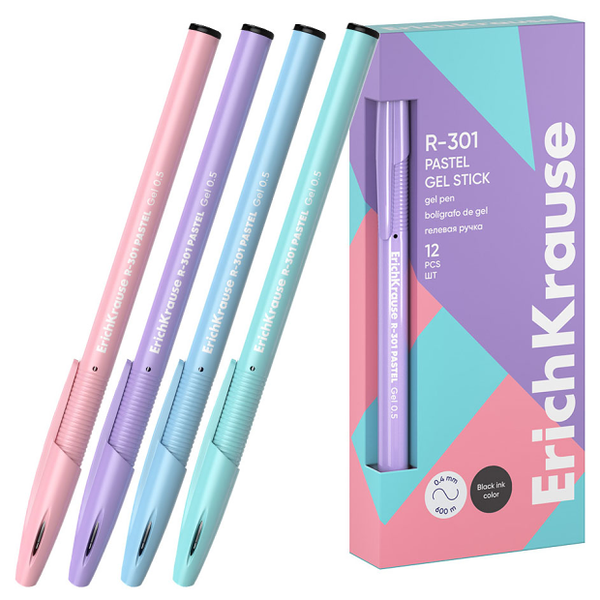 Ручка гелевая G-Cube черная ТМ Erich Krause (Эрих Краузе)