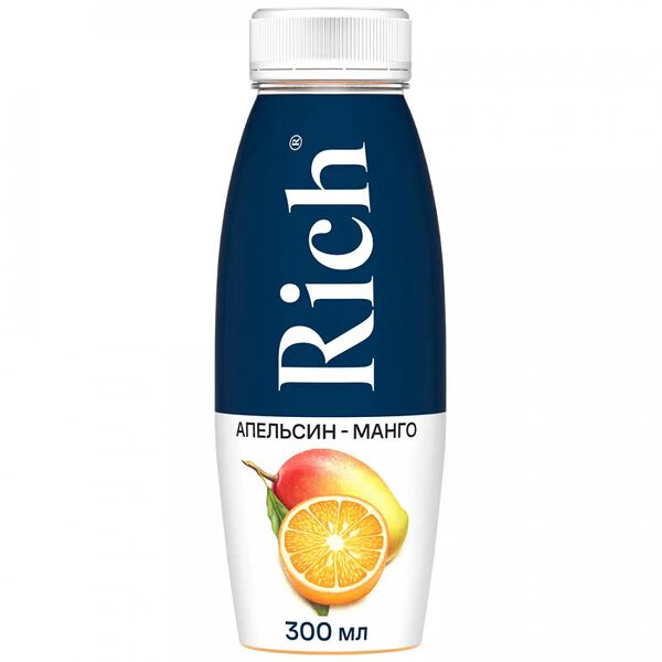Нектар Rich апельсин-манго, с мякотью